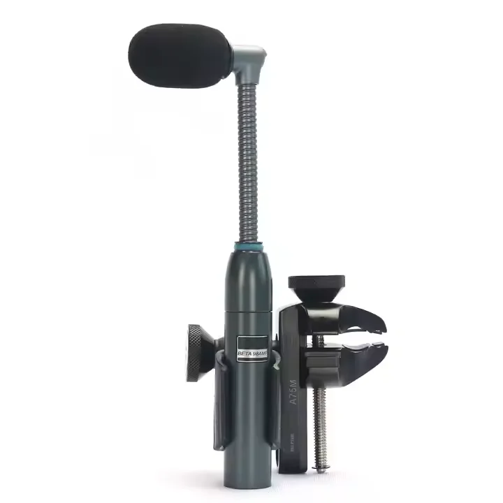 2026 BETA98AMP Miniature Cardioid Drum Microphone Compact High-output Condenser Wired Drum Mic Amp 98 with for Studio Recording
