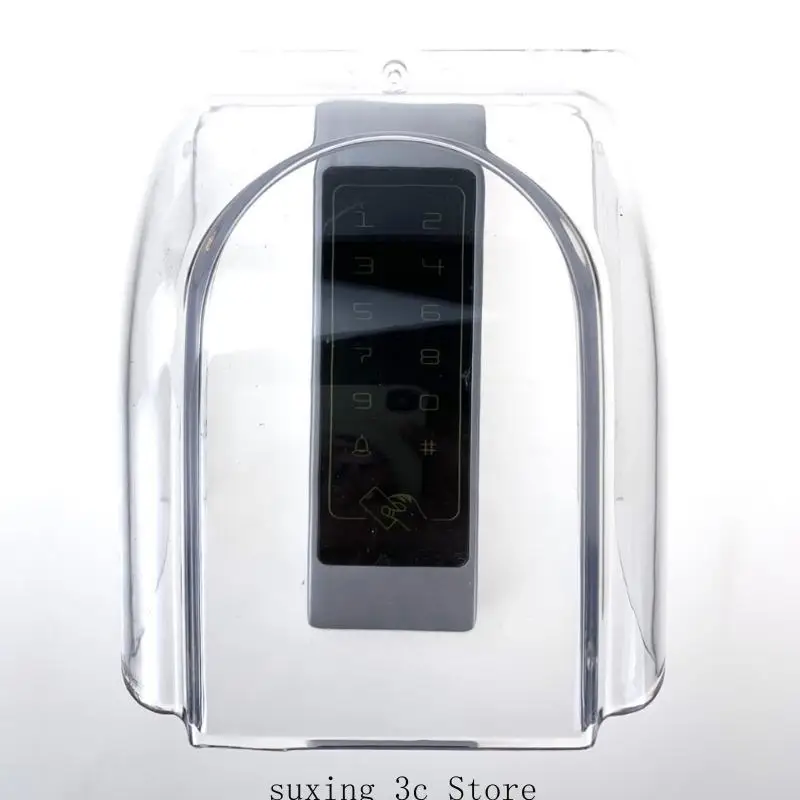 Rainproof Shell Protector for 86 Doorbell Universal Transparent Keypad Cover Outdoor Waterproof Dustproof Shell