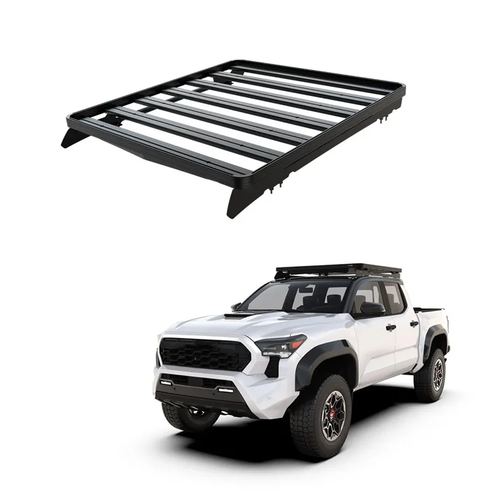 

Pickup Exterior Accessories Roof Platform Roof Rack for Toyota Tacoma 2024 Double Cab Side Cross Roll Bar