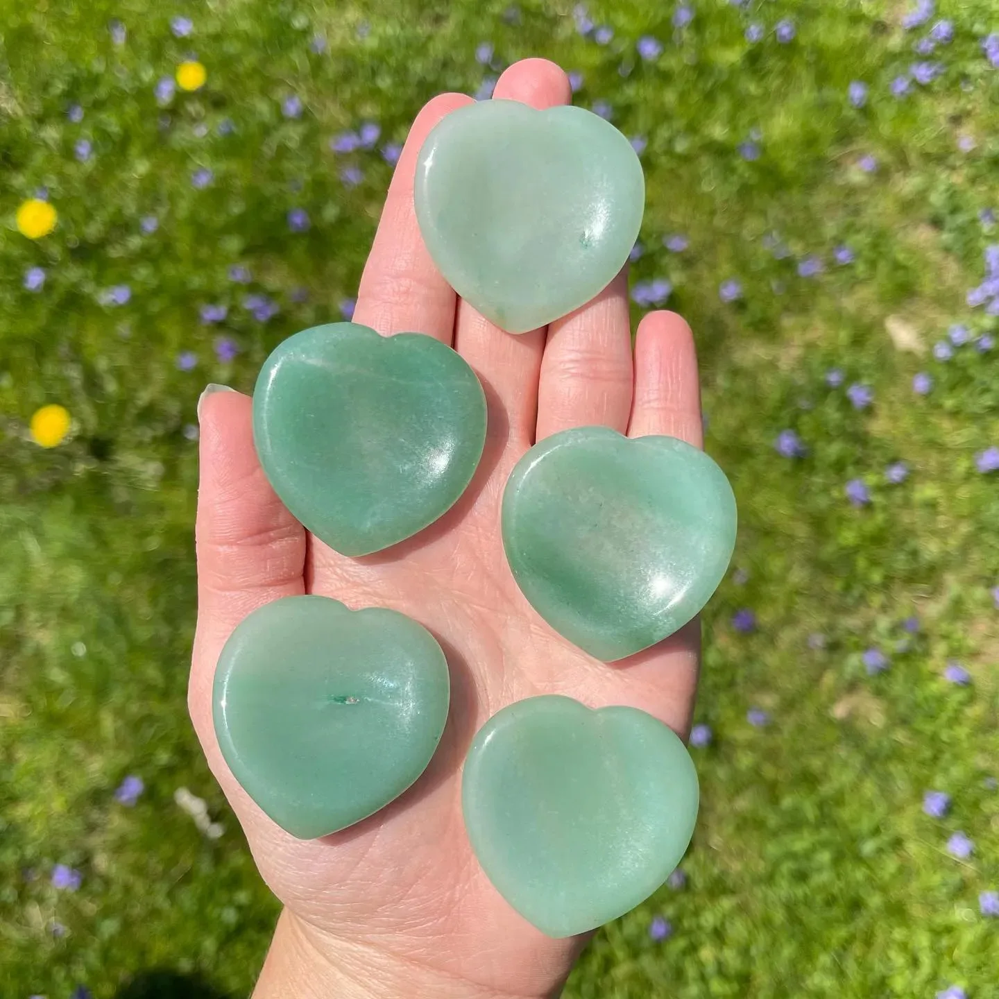 40mm Heart Crystal Worry Stone Palm Energy Therapy Reiki Healing Massage Quartz Meditation Pocket Gemstone Spiritual Thumb Flake