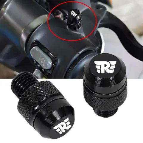 로얄 엔필드 불릿/메테오/클래식 350 500 인터셉터 650 컨티넨탈 GT 535 히말라얀 411 400용 모토 미러 홀 플러그 나사