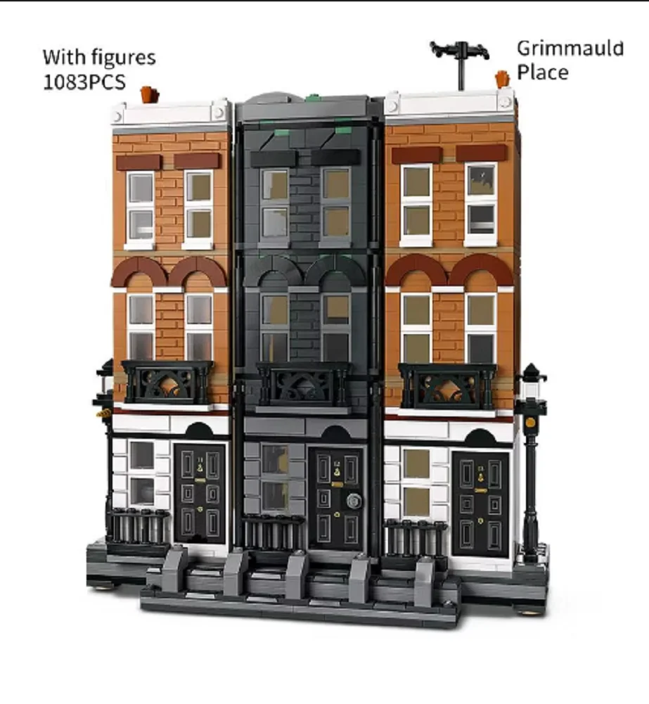 Nowy 1083 sztuk 76408 magiczny świat czarodzień klasyczne filmy 12 Grimmauld miejsce klocki dla dzieci prezenty