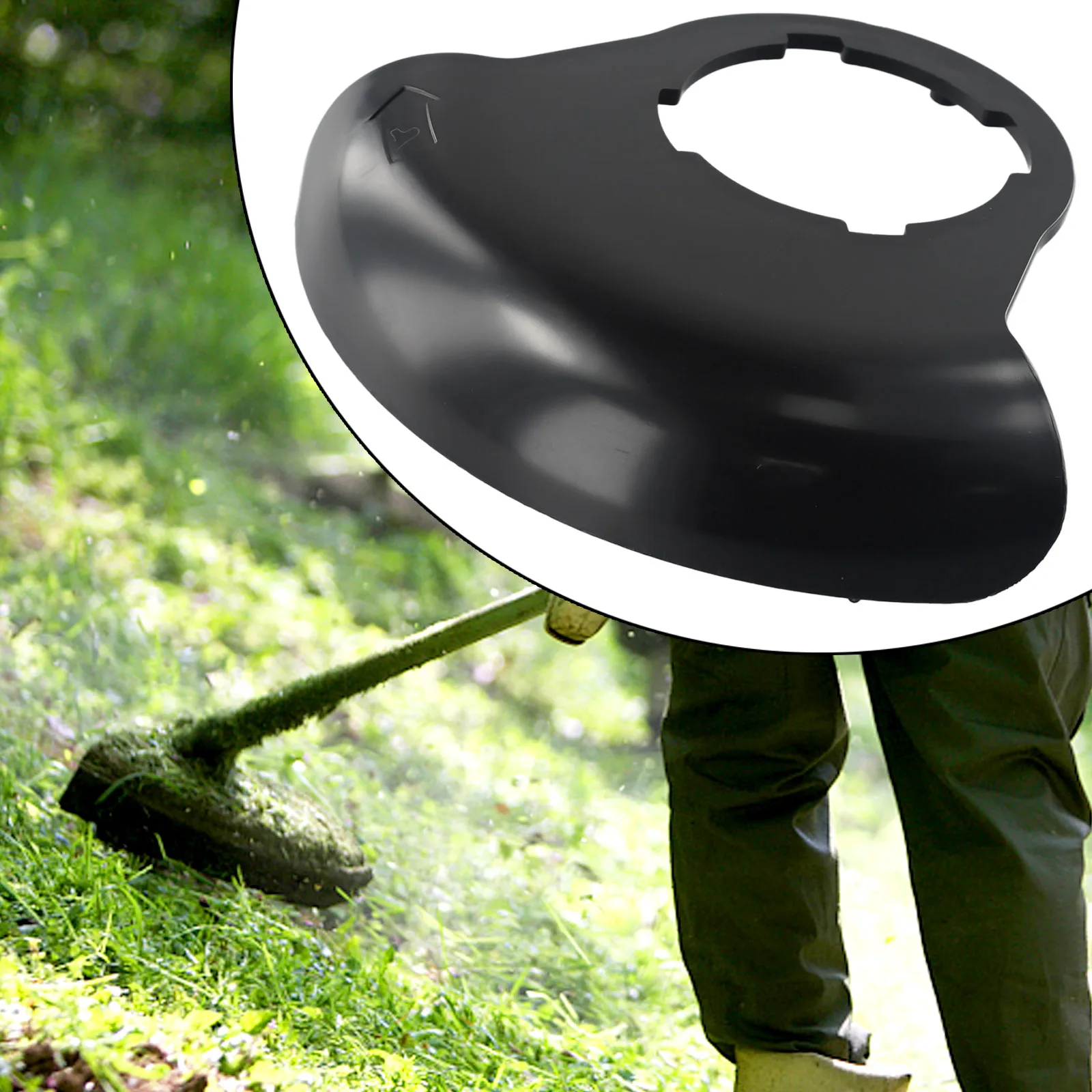 Comoda protezione per erba nera Multi-angolo di ricambio Multi-angolo per inverdimento tosaerba elettrico al litio ABS Nylon