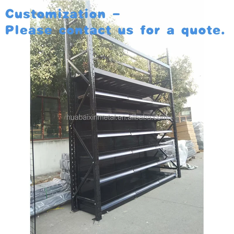 

custom.Warehouse-Style Supermarket Display Shelves Discounted Commodities Display Quality Warehousing Supplies