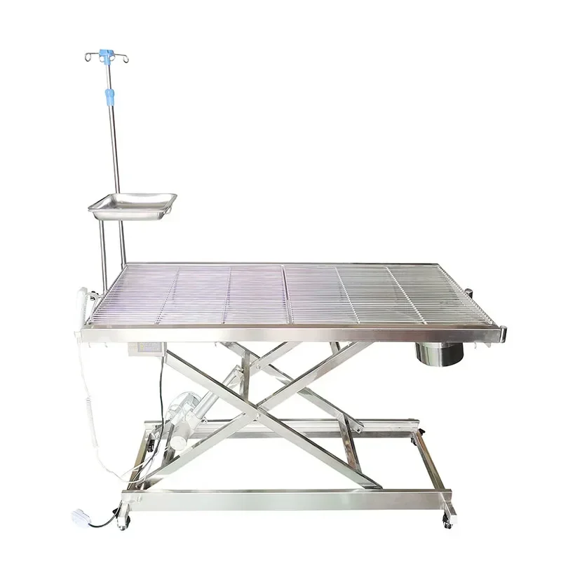 Electric Stainless Steel Veterinary Operating Table with Constant Temperature for Pet Medical Diagnosis