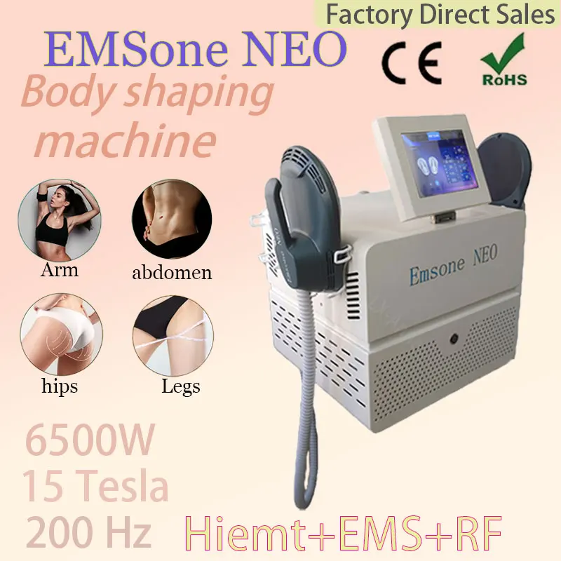 200Hz RF body shaping machine professional muscle stimulator fat removal machine 6500W EMSone NEO multifunctional beauty device