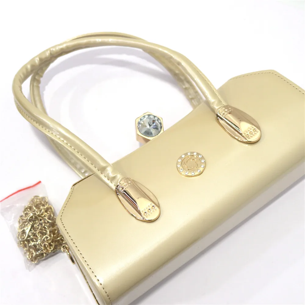 Large Capacity Women\'s Fashion Diamond Gold Khaki Blue Luxury Party Evening Bag Opening Rhinestones Newly Arrived Handbag