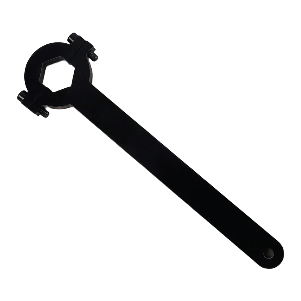 34mm Hexagonal Adjustable Wrench CR-V- Material Trailer Axle Bolt Nut Repair Tool Black Coating Automotive Mechanic Parts