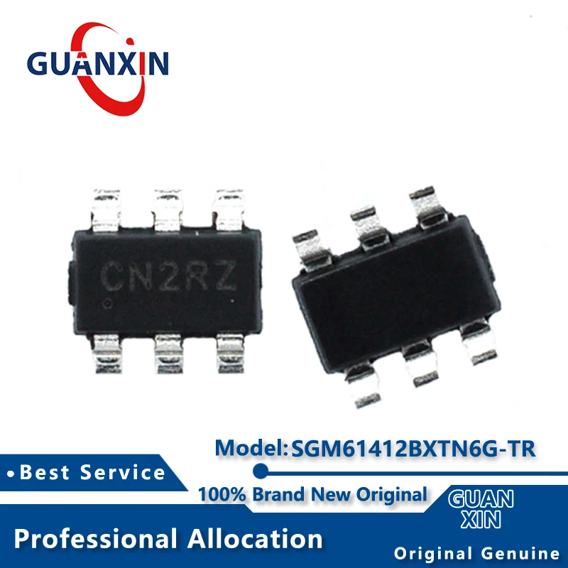 

100% New electronics SGM61412BXTN6G/TR SGM61412BXTN6G TSOT23-6 Marking CN2** SGM61412