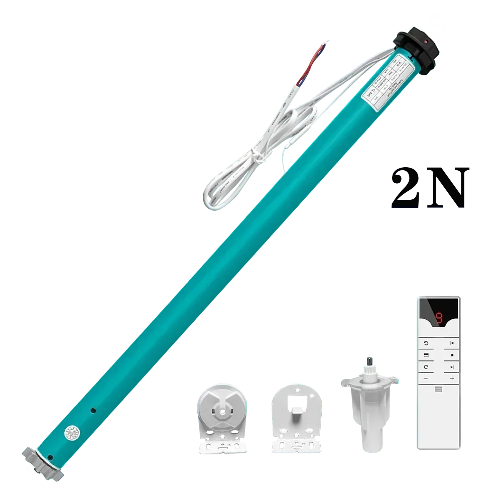 SZMYQ 25mm 2N Tuya Smart Gordijnrolsysteem 10KG Veilige Belasting Alexa App Besturing Home Blinds Shades Motor Voor 38mm Buis