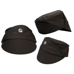 Cosplay Cap Hat Imperial Officer Uniform Men Military Black Cap Costume Props