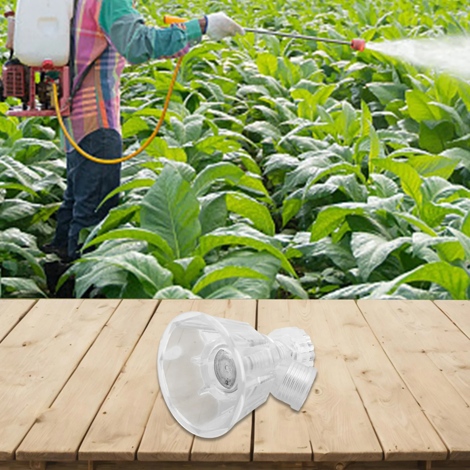 Transparent Nozzle Adjustable Agricultural Atomization Cyclone Agricultural High-Strength Plastic Transparent Nozzle