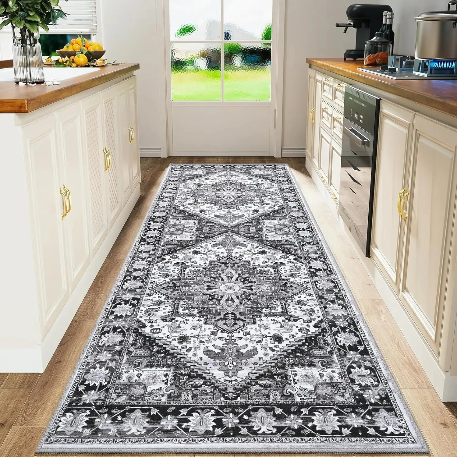 VIKAMA Boho Persian Flannel Ca - Kitchen Flooring Commercial ulasan dan harga