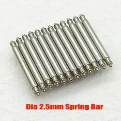 Dia 2.5mm SKX007 Strap Spring Bars Tip 1.0mm Fit for SKX007 SKX009 Turtle Watch Case Watch Bracelet 20mm 22mm Band Link Pins