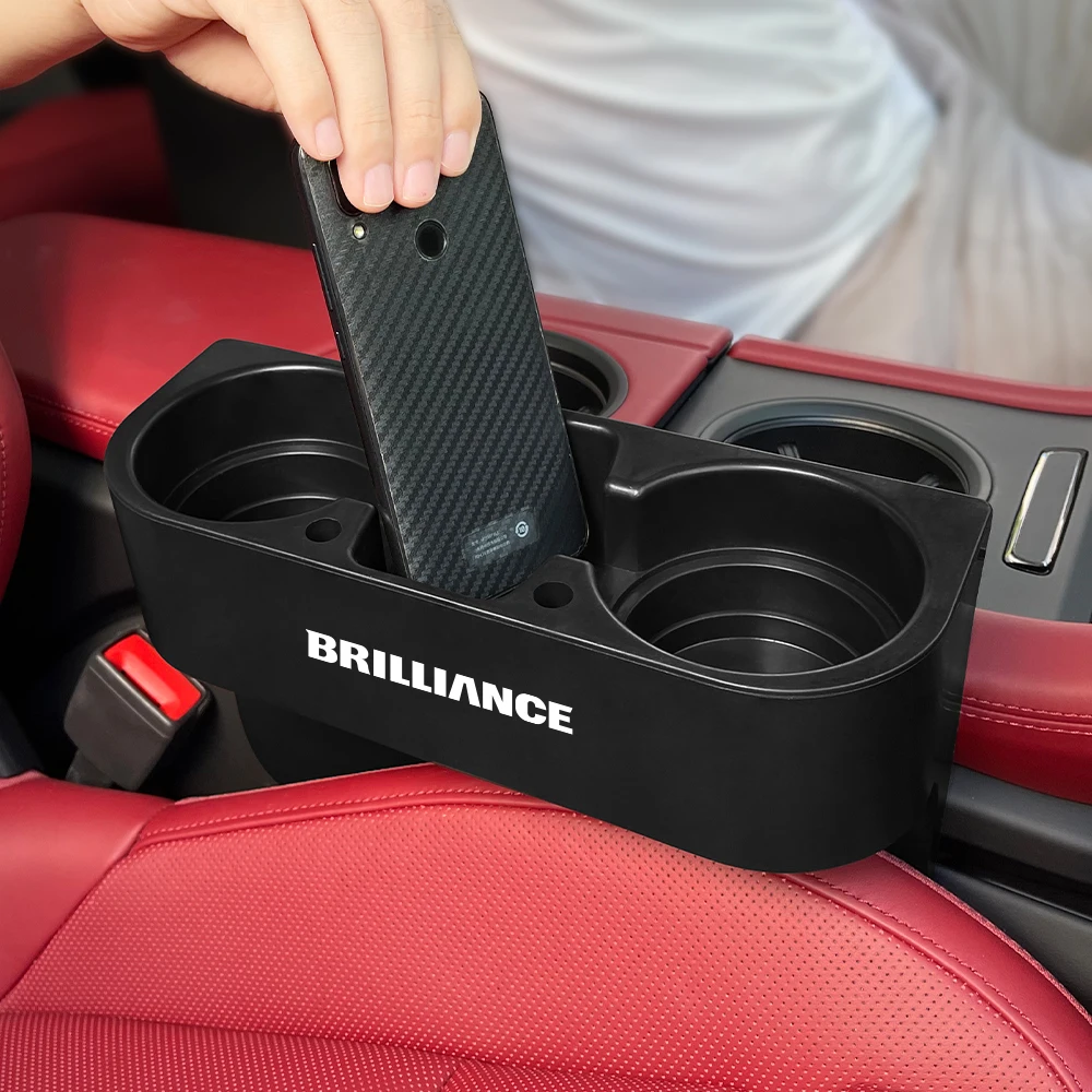 For Brilliance V3 V5 M2 H230 H530 H320 H330 Car Seat Gap Storage Box Interior Seat Cup Holder Organizer Car Interior Accessories