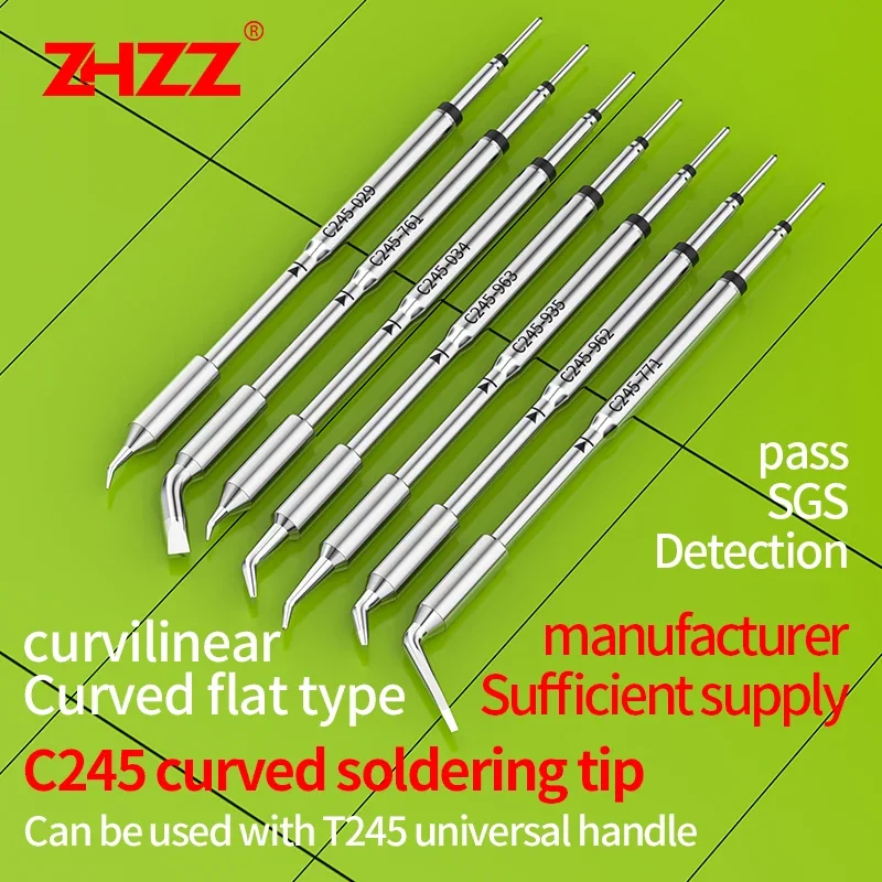 C245 Replacement Soldering Iron Tip  C245-029 034 935 761 771 962 963 Welding Nozzle Compatible With JBC T245 Soldering Station