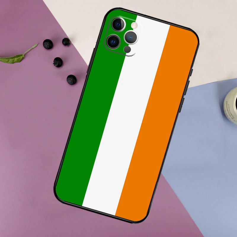 Irish Passport Ireland Flag Case For iPhone 16 15 14 13 12 11 Pro Max Plus XR X XS Max Soft Bumper Cover