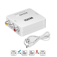 HDMI-Compatible Scaler Adapter HD To AV/AV To HD RCA CVSB L/R Video Video Box Converter AV To HDMI-compatible Converter