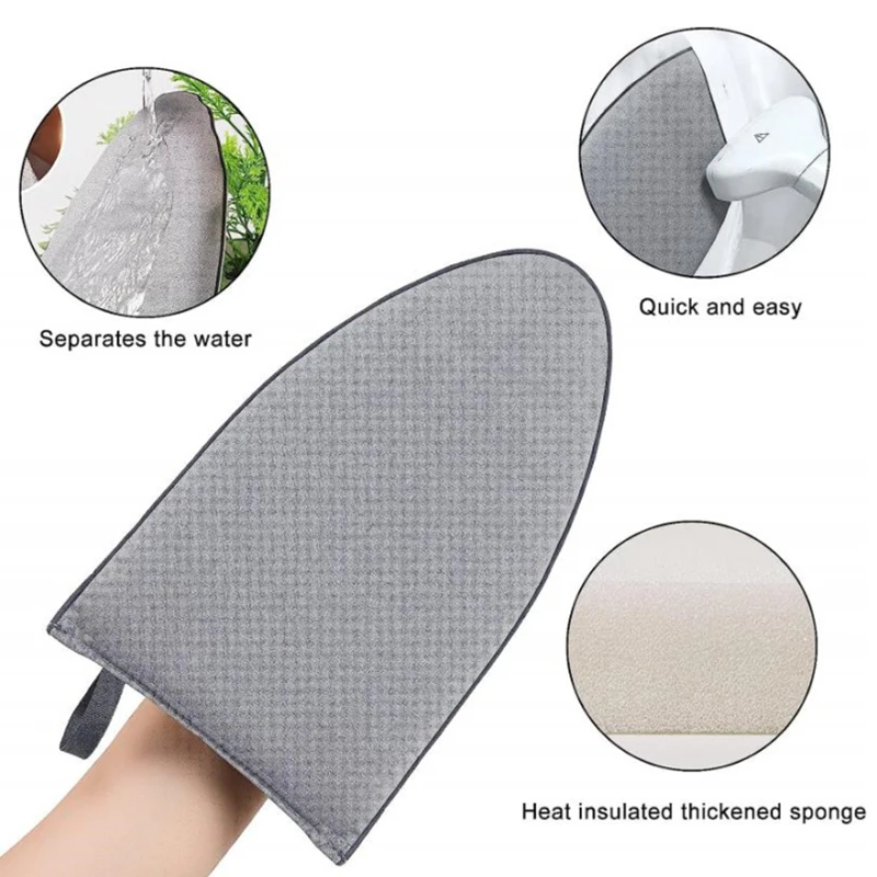 4/2/1PC Washable Ironing Board Mini Anti-scald Iron Pad Cover Gloves Heat-resistant Stain Garment Steamer Accessory for Clothes