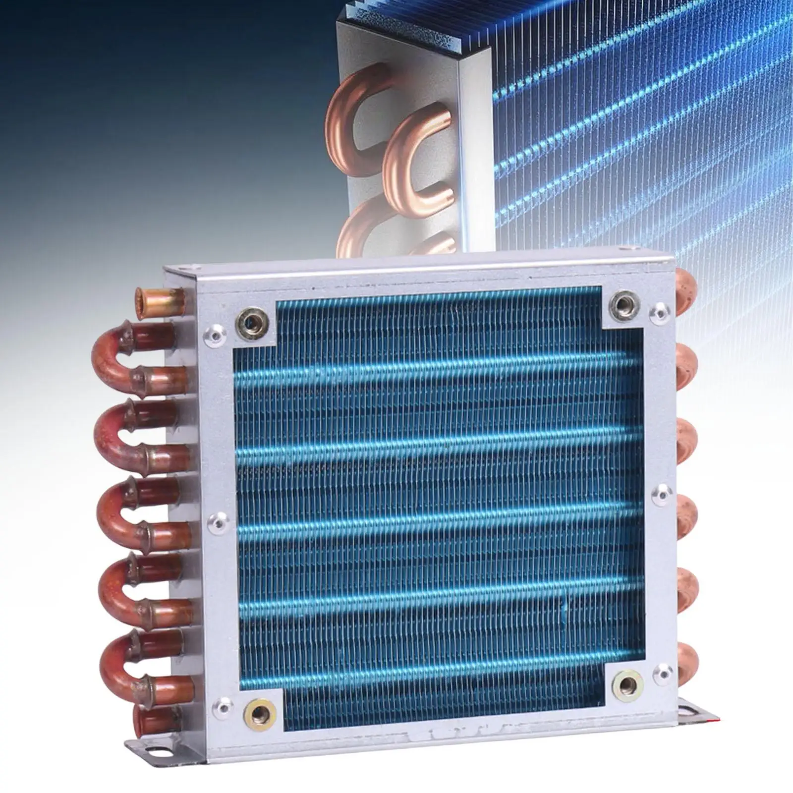 

Condenser for Refrigerator Freezer Air Cooled Radiator Sturdy Easy to Install Heat Exchanger for Industrial Equipment DIY