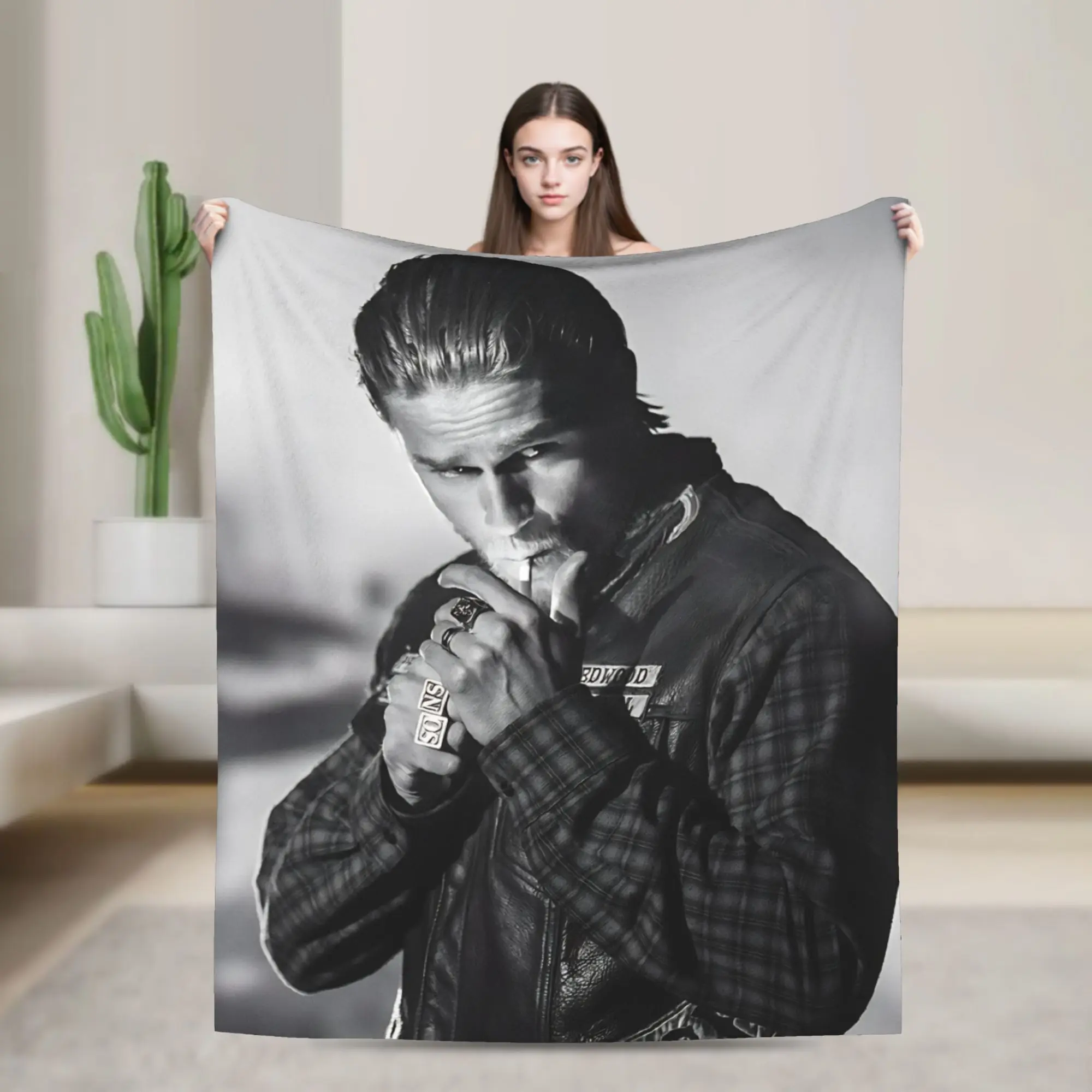 تشارلي هونام الوحش إد جين قصة لينة بطانية دافئة التخييم أفخم رمي بطانية كرسي الفانيلا المفرش أريكة غطاء سرير #1