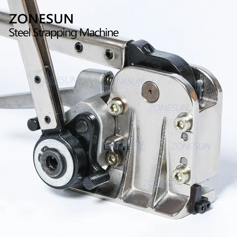 ZONESUN DB-GD35 16-19mm Manual Buckle Free Steel Belt Strapping Machine Strapping Tensioner Tool For Wood Steel Packing Machine