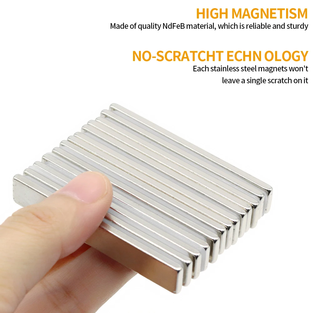 Neodymium Magnet 60x10x3 N35 NdFeB 60mm x 10mm x3mm Round Super Powerful Strong Permanent Magnetic imanes 60*10*3 1/3/5/10Pcs