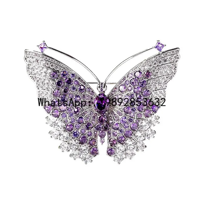 

Butterfly brooch - high-end, exquisite fashion corsage for women - versatile design pin for dresses and apparel accessories
