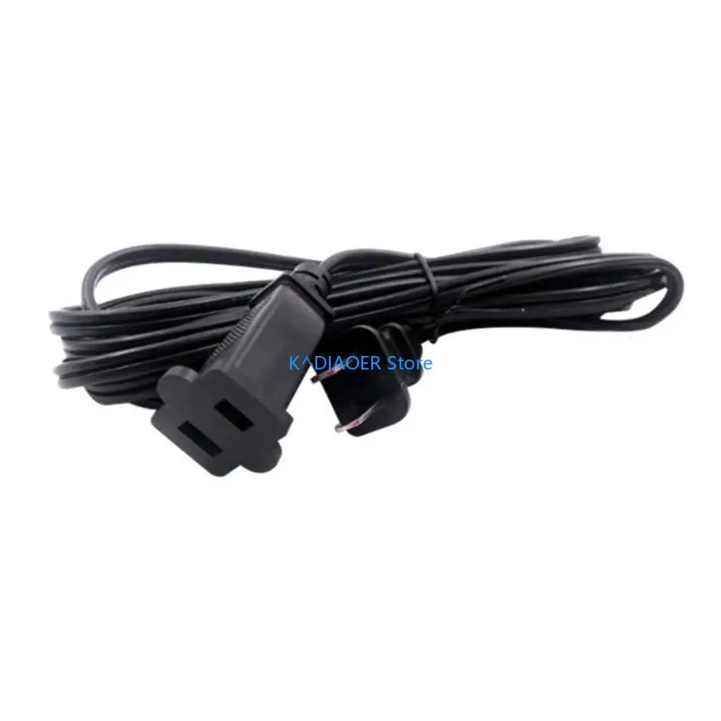 

770D 2 Prong Extension Cable US Male/Female Power Cable Extension Cable 2 Prong