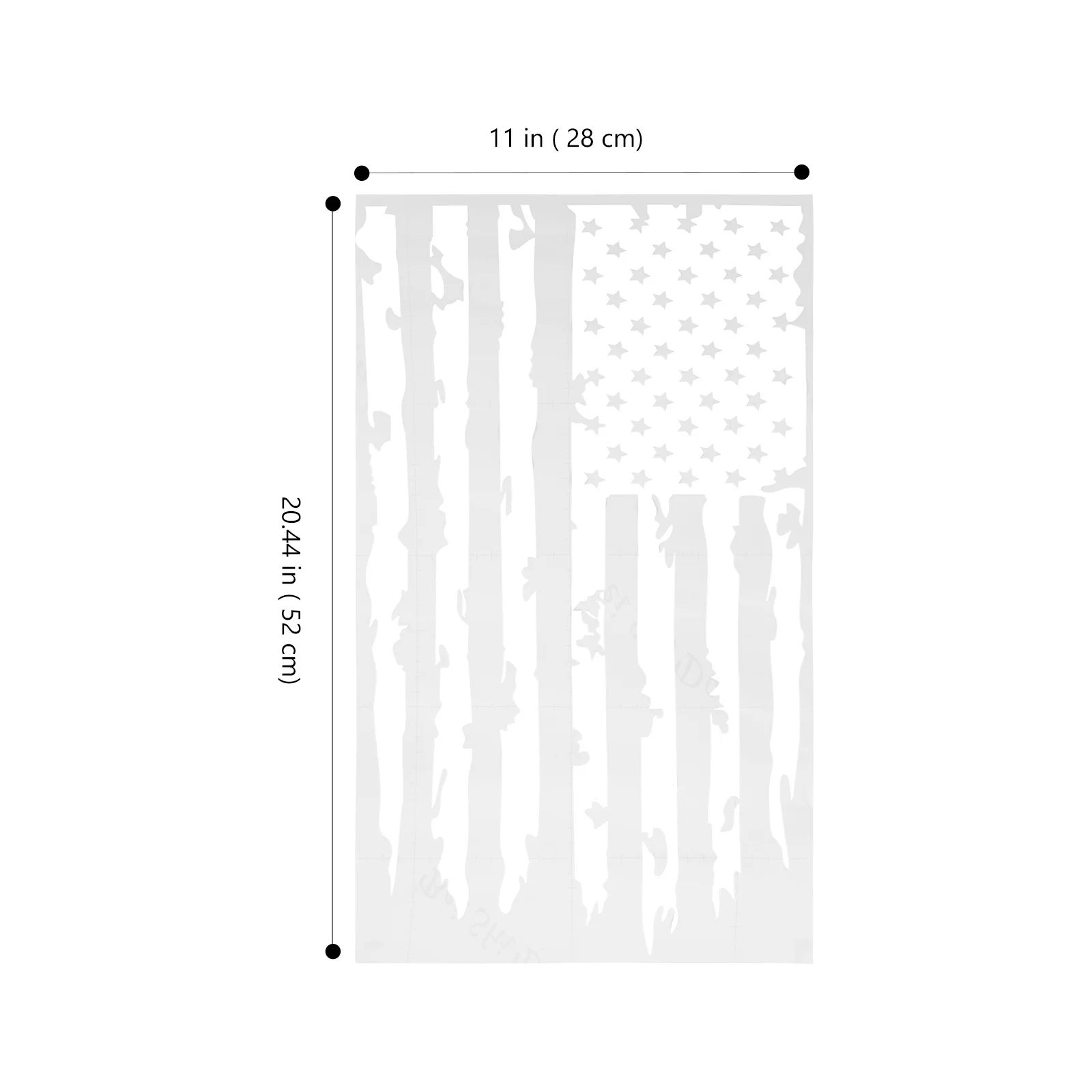 

American Flag Car Sticker Weatherproof Vehicle Decal for Cars Trucks Motorcycles Durable Auto Exterior Interior Decor Patriotic