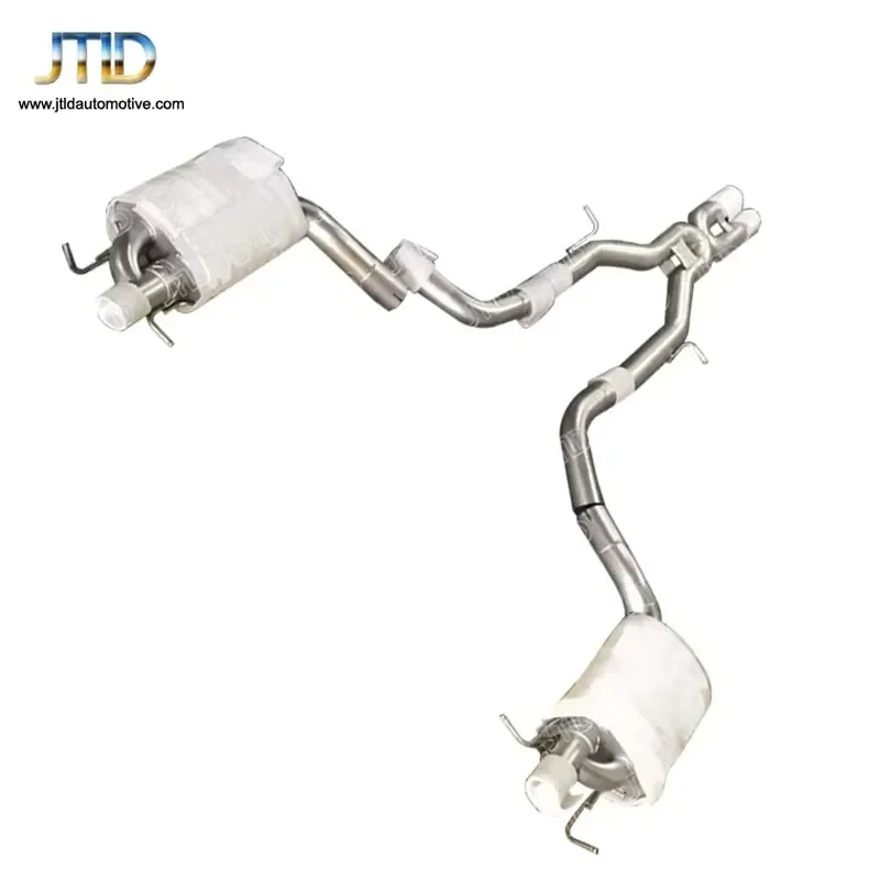 Stainless Steel Valved Catback Exhaust System With Premium Construction for Mercedes Benz W204 C300 3.0L