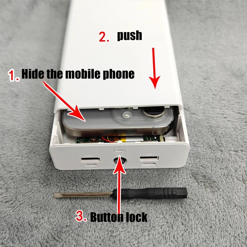 Banco de carregamento falso powerbank, adequado para ocultar todos os tipos de telefones celulares, ocultar chaves de cartão de crédito, dinheiro secreto e outros valores