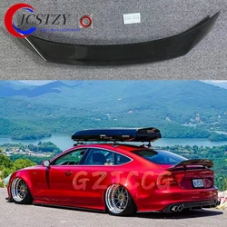 JCSTZY A7 Carbon Fiber Spoiler For AUDI A7 S7 RS7 2013 - 2018 Rear Spoiler Tail Trunk Boot Wing Cover Car Accessories