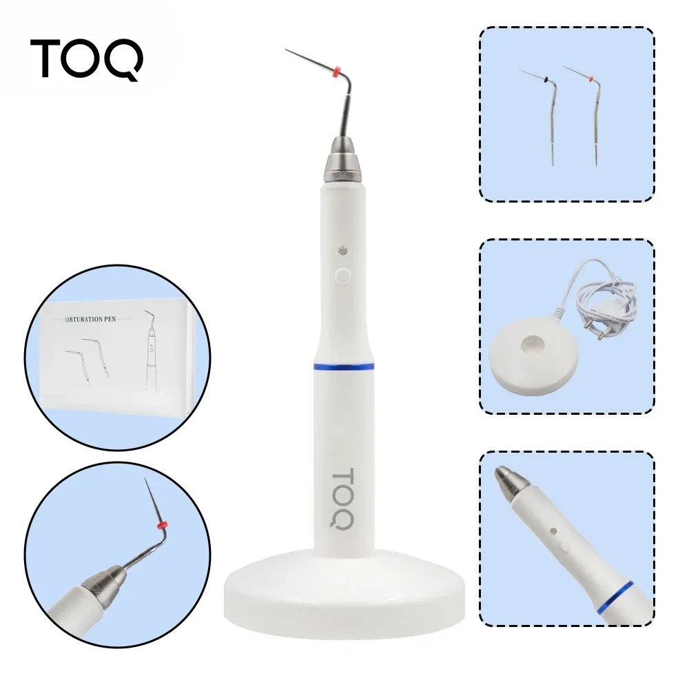 

Dental Cordless Wireless Gutta Percha Obturation System Endo Electric Heated Pen 2 Tips Heating Endodontic Root Tools