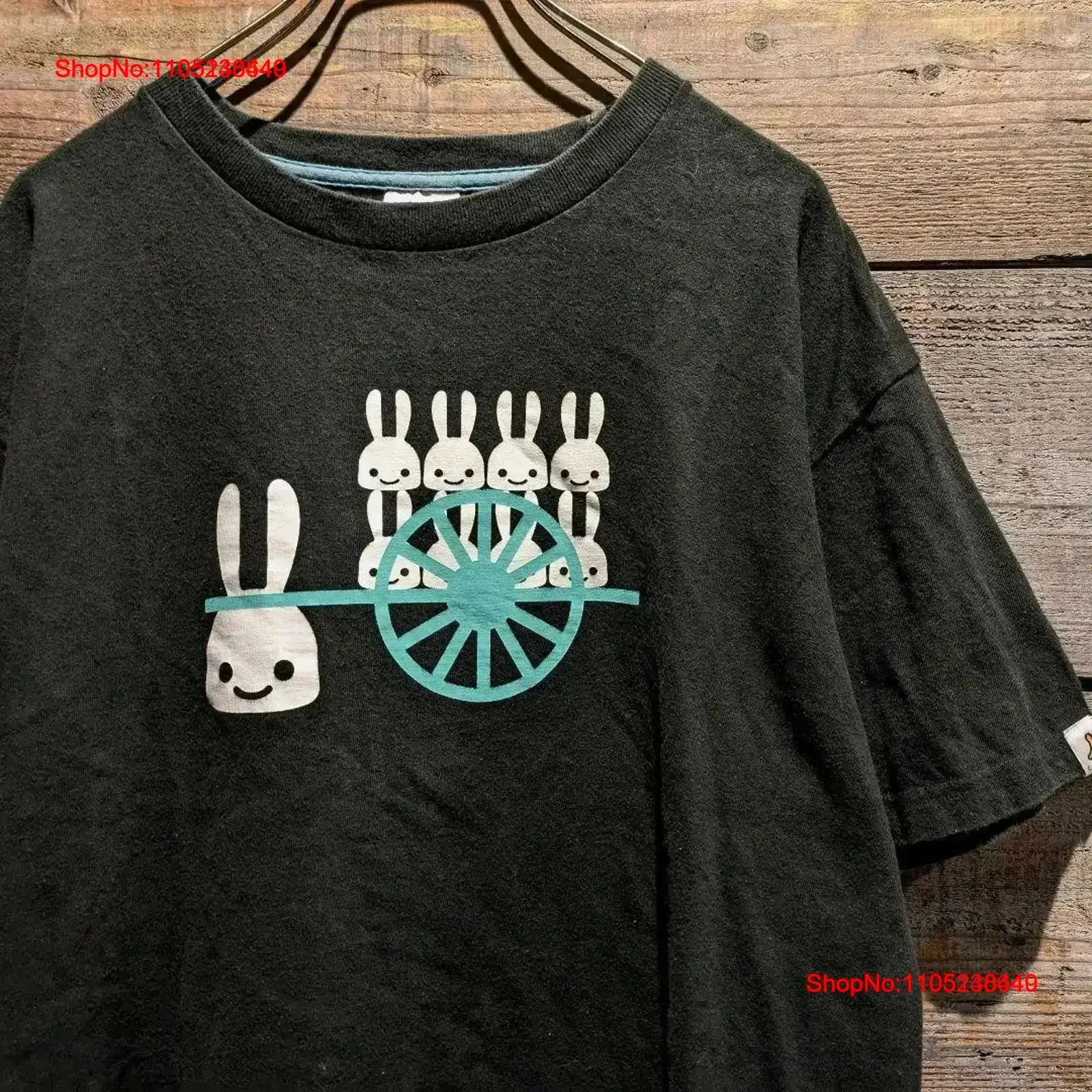 CUNE 8 strand T shirt Art Double Sided Print Black L No yp1073 vintage Washed Versatile Top For Everyday Wear Slightly Casual