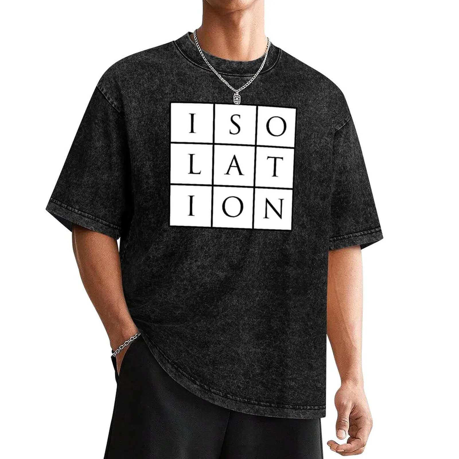 Isolation T-Shirt rapper graphic tees T-shirts oversize summer 2025 clothes funny t shirts for men