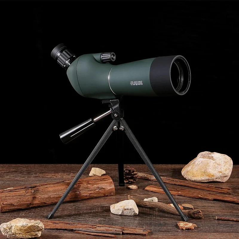 Visionking 20-60x60 Waterproof Spotting Scope Zoom Bak4 Spotting Scope For Bird watching Hunting Monocular Telescope Tripod