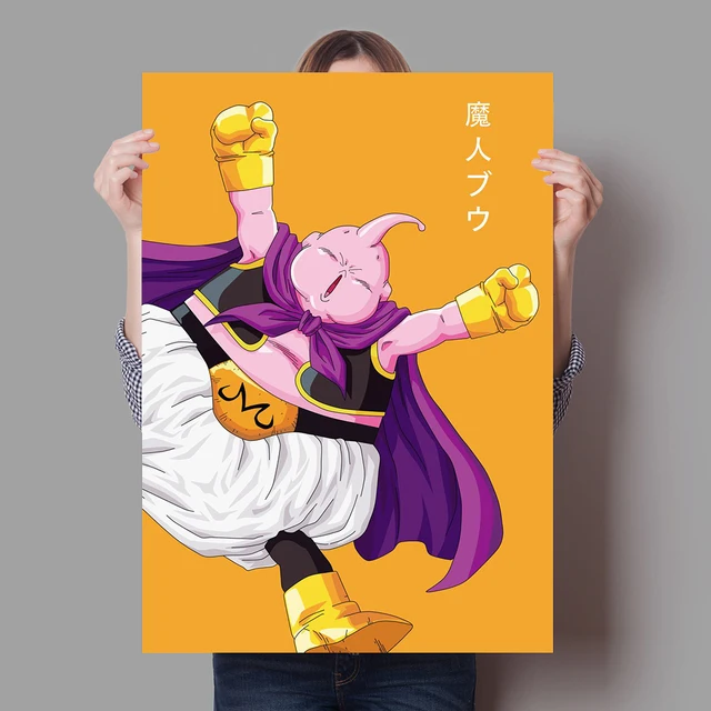 Anime Dragon Ball Majin Buu Villain Role Canvas Classic Poster Painting Bandai No Frame Prints Decor Home Room Picture Wall Art