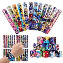 New Sonices Game Children's Clapping Buckle Bracelet Anime Cartoon Fun Bracelet Toy Birthday Party Gift Boy Girl Halloween Gift