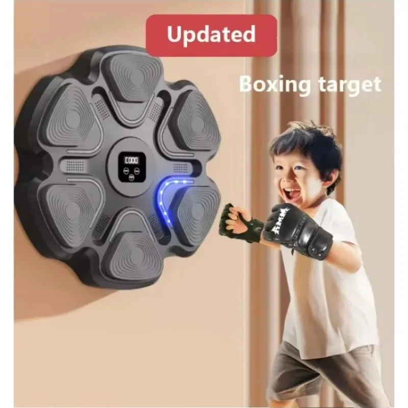 New Smart Music Boxing Training Adult/Children Sports Fitness Boxing Trainer Home Exercise Agility Reaction Training Wall Target