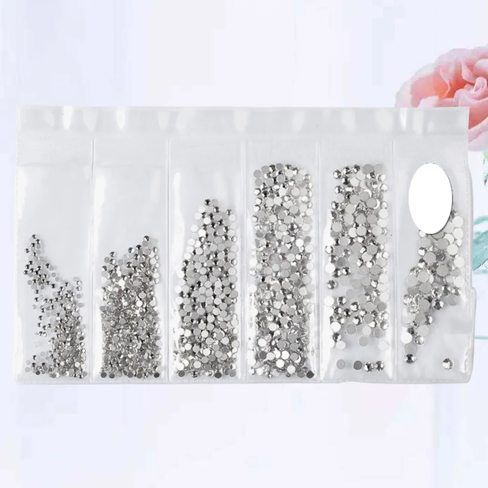 1364Pcs Water Drill Nail Art Rhinestones Fine Workmanship DIY Manicure Decoration Lightweight Nail Art Supplies for Women