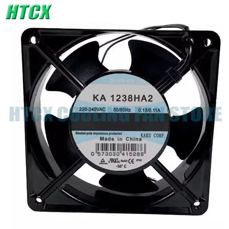 KA1238HA2 High Temperature Resistance Waterproof Cooling Fan AC220V-240V 12038 120*120*38MM Cooler New