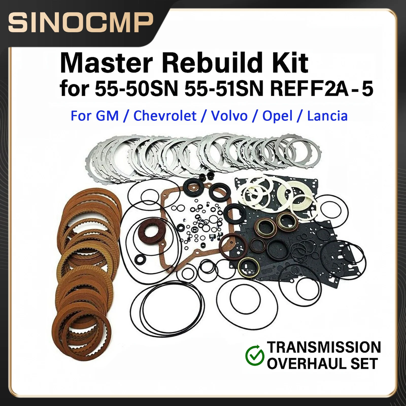 Kit de reconstrucción maestro para transmisión 55-50SN 55-51SN RE5F22A AF33-5 para GM Chevrolet Volvo Opel Lancia juego de revisión de transmisión