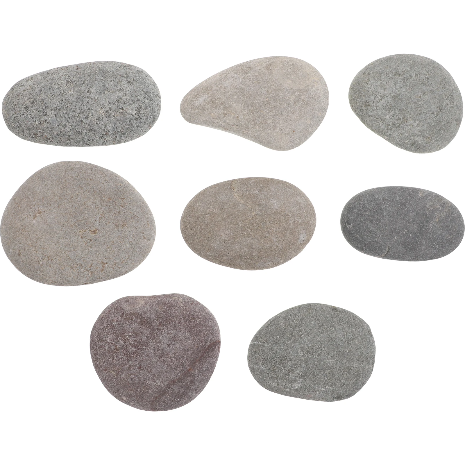 

8 Pcs Craft Kit White Landscaping River Diy To Paint Stones Diy Painting Stones Pebbles River Rocks For Painting Supplies