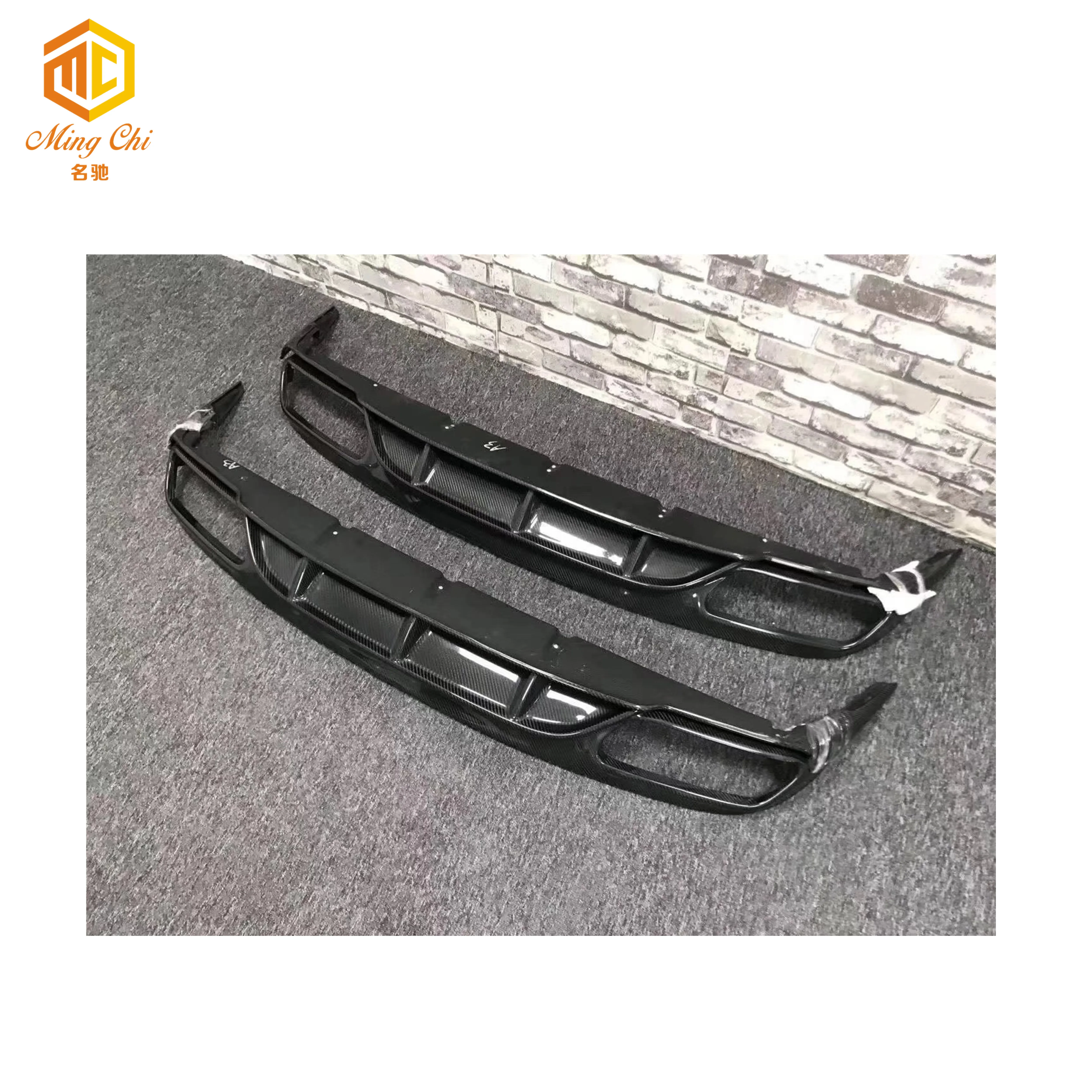 Bumper rear diffuser ED1 diffuser for Mercedes Benz W205 C63 AMG coupe  c63 carbon  diffuser