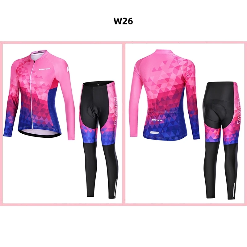 Frauen Radfahren Jersey Langarm Mtb Fahrrad Kleidung Fahrrad Radfahren Radfahren Set Quick Dry Ciclismo Ropa Bisiklet Kleidung Pro Anzug – Detail 25