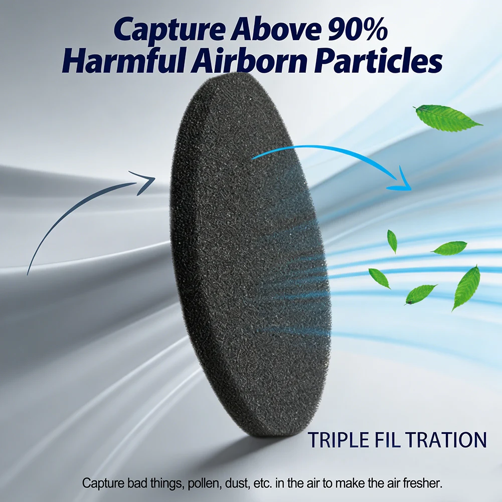 4/10/20Pcs Round Air Filter For Pluggit EV100 EV200 EV500 REV150 135mm Diameter G3 Replacement Filters For Ventilation Systems