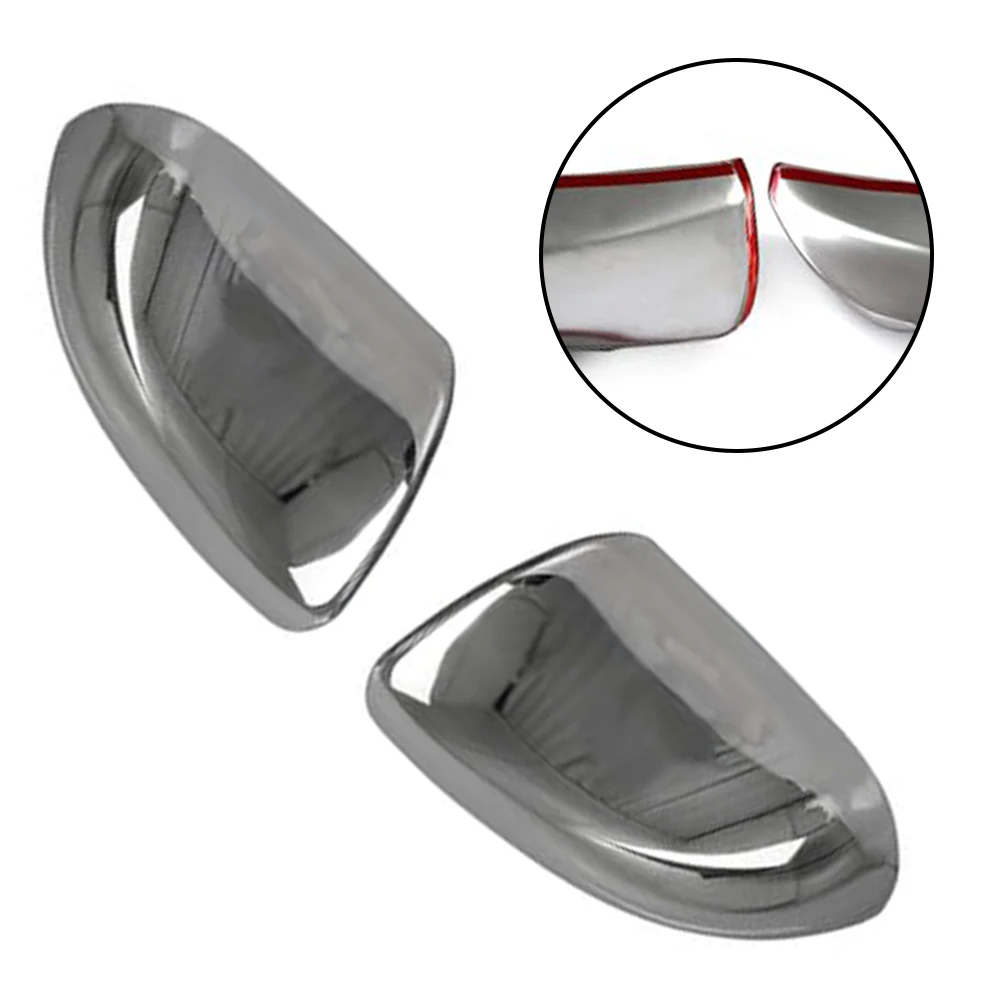 

Mirror Cover Cap In Chrome Bright Silver ABS For Mercedes Vito W447 2014 To 2023 Rearview Housing Replacement Set 2 Pieces