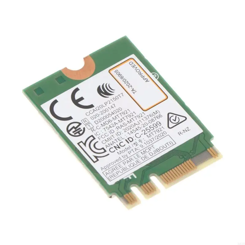 N84B MT7921 Dual Band WiFi 6 scheda 802.11ac Ax Wireless NGFF per M.2 2230 Adattatore rete schede WiFi BT5.2 per 10