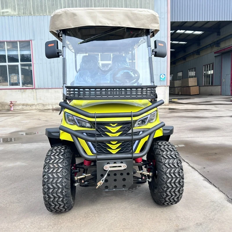 عربة جولف كهربائية للطرق الوعرة من الليثيوم 72 فولت مخصصة من المصنع لمناجع منطقة المناظر الطبيعية الخلابة